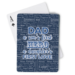 My Father My Hero Playing Cards