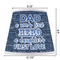My Father My Hero Poly Film Empire Lampshade - Dimensions