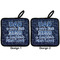 My Father My Hero Pot Holders - Set of 2 APPROVAL
