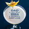 My Father My Hero Printed Drink Topper - Large - In Context