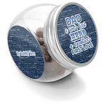 My Father My Hero Puppy Treat Jar (Personalized)