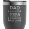 My Father My Hero RTIC Tumbler - Black - Close Up