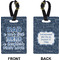 My Father My Hero Rectangle Luggage Tag (Front + Back)