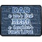 My Father My Hero Rectangular Car Hitch Cover w/ FRP Insert