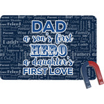 My Father My Hero Rectangular Fridge Magnet