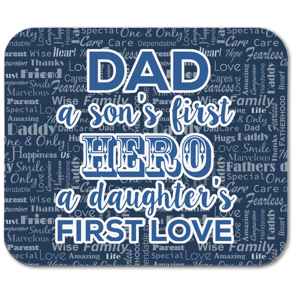 My Father My Hero Rectangular Mouse Pad - APPROVAL