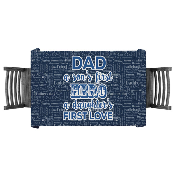 Custom My Father My Hero Tablecloth - 58"x58"