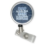 My Father My Hero Retractable Badge Reel (Personalized)