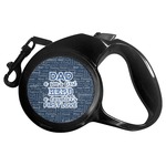 My Father My Hero Retractable Dog Leash (Personalized)