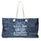 My Father My Hero Large Rope Tote Bag - Front View
