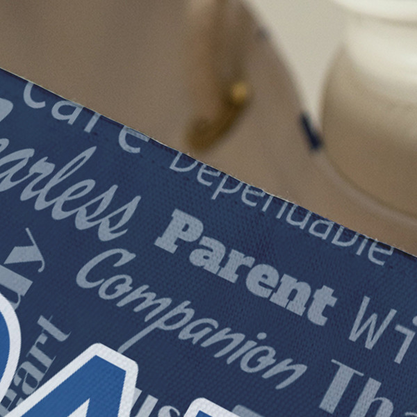 My Father My Hero Large Rope Tote - Close Up View