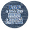 My Father My Hero Round Rubber Backed Coaster