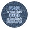 My Father My Hero Round Decal