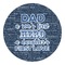 My Father My Hero Round Decal - Large