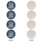 My Father My Hero Round Linen Placemats - APPROVAL Set of 4 (single sided)