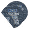 My Father My Hero Round Linen Placemat - Double Sided