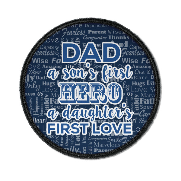 My Father My Hero Round Patch