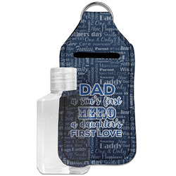 My Father My Hero Hand Sanitizer & Keychain Holder - Large