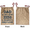 My Father My Hero Santa Bag - Approval - Front