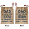 My Father My Hero Santa Sack - Front & Back