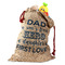 My Father My Hero Santa Bag - Front (stuffed w toys) PARENT