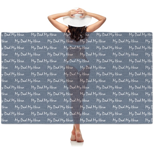 Custom My Father My Hero Sheer Sarong (Personalized)