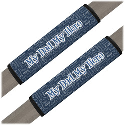 My Father My Hero Seat Belt Covers (Set of 2) (Personalized)
