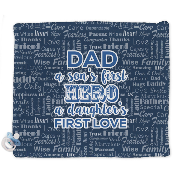 Custom My Father My Hero Security Blanket - Single Sided