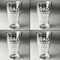My Father My Hero Set of Four Engraved Beer Glasses - Individual View