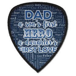 My Father My Hero Iron on Shield Patch A