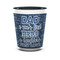 My Father My Hero Shot Glass - Two Tone - FRONT