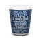 My Father My Hero Ceramic Shot Glass - 1.5 oz - White - Set of 4