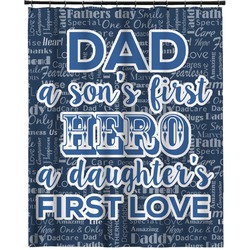 My Father My Hero Extra Long Shower Curtain - 70"x84"