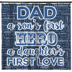 My Father My Hero Shower Curtain (Personalized)