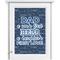 My Father My Hero Single White Cabinet Decal