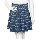 My Father My Hero Skater Skirt (Personalized)