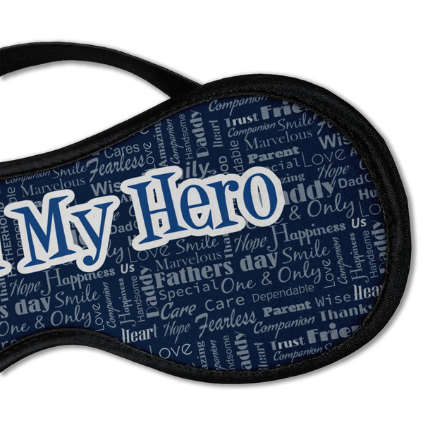 My Father My Hero Sleeping Eye Mask - DETAIL Large