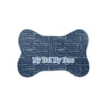 My Father My Hero Bone Shaped Dog Food Mat (Small)