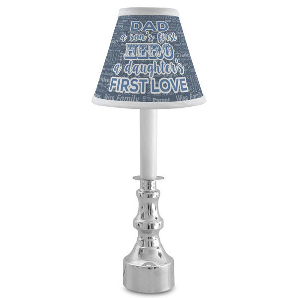 My Father My Hero Small Chandelier Lamp - LIFESTYLE (on candle stick)