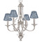 My Father My Hero Small Chandelier Shade - LIFESTYLE (on chandelier)