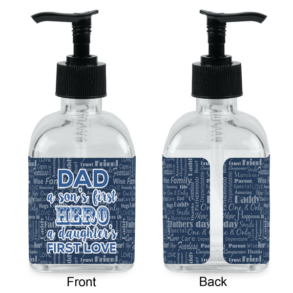 My Father My Hero Glass Soap/Lotion Dispenser - Approval