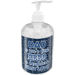 My Father My Hero Acrylic Soap & Lotion Bottle