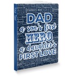 My Father My Hero Softbound Notebook - 7.25" x 10" (Personalized)