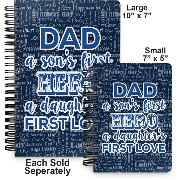 My Father My Hero Spiral Journal - Comparison