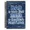My Father My Hero Spiral Journal Large - Front View