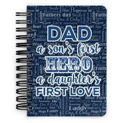 My Father My Hero Spiral Notebook - 5x7