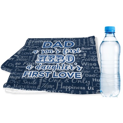 My Father My Hero Sports & Fitness Towel (Personalized)