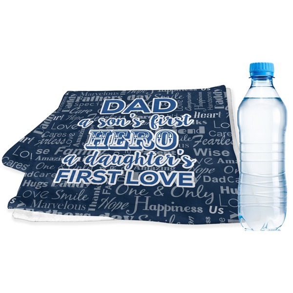 Custom My Father My Hero Sports & Fitness Towel