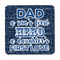 My Father My Hero Square Fridge Magnet - FRONT