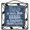 My Father My Hero Square Trivet - w/tile